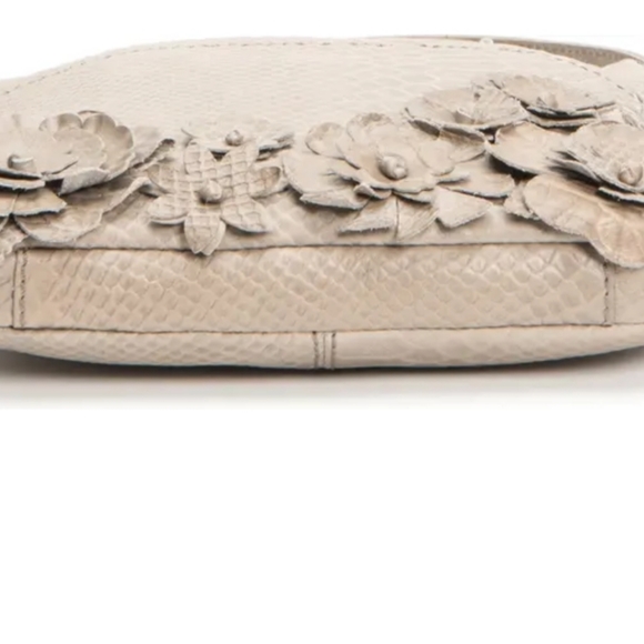 FRYE MELISSA 3D floral Zip crossbody bag with adjustable leather strap- Interio - Picture 5 of 5